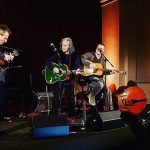 John Paul Jones performed with Donovan for the launch of a new project that involves all three survi...