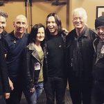 Jimmy Page attended a show by Roger Daltrey in California