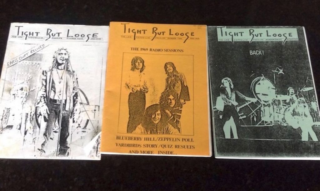 Some early issues of Tight But Loose magazine