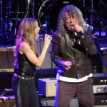 Robert Plant performed at the Love Rocks NYC concert with Heart and Sheryl Crow