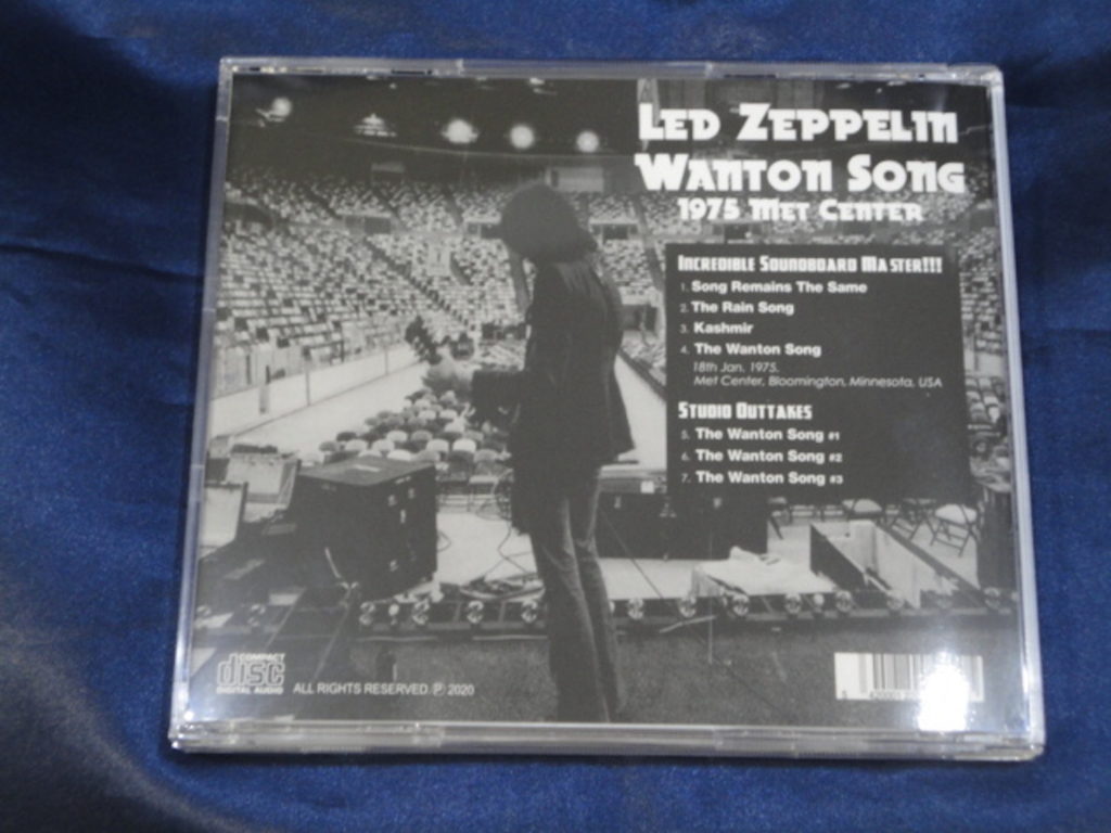 Led Zeppelin Wanton Song 1975