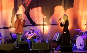 Robert Plant performing with Saving Grace on July 24