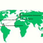 The intricate global network of companies behind Led Zeppelin's 1977 US tour
