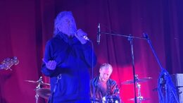 Robert Plant performing with Deborah Bonham in Blackpool on February 2, 2024 (Facebook/Blues in Britain)