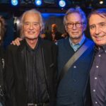 Ronnie Wood, Jimmy Page, Eric Clapton and Jools Holland