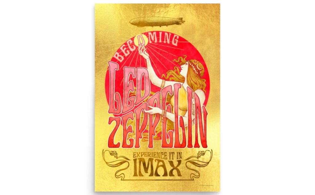 IMAX Becoming Led Zeppelin poster