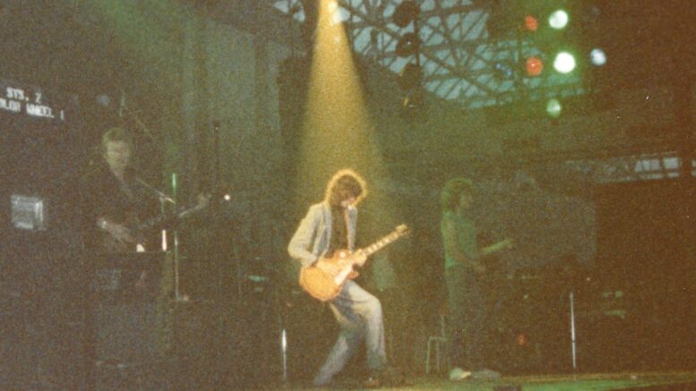 Led Zeppelin performing in Hanover, Germany on June 24, 1980