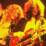 Led Zeppelin performing at The Forum in Inglewood, California on March 27, 1975 (Ed Finnell/Oak Island Gallery)