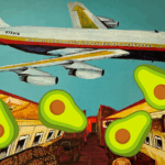 The bizarre 1977 campaign to promote Led Zeppelin's plane using avocado recipes
