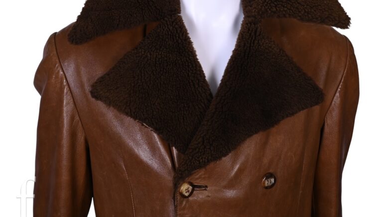 John Bonham brown leather jacket