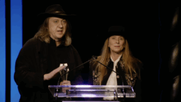 'Becoming Led Zeppelin' director Bernard MacMahon (left) and producer and writer Allison McGourty (right)