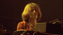 John Paul Jones of Led Zeppelin performing at Madison Square Garden in New York on July 28, 1973