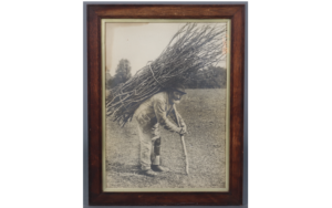 The print of the thatcher discovered at Denhams auction house in Sussex