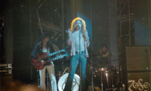 Led Zeppelin performing in Chicago, Illinois on July 7, 1973 (Gerald Pusateri)