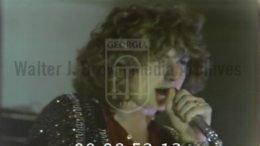 Led Zeppelin recording a promotional video for 'Good Times, Bad Times' at Thee Image Club in Miami, Florida on February 14, 1969 (Walter J. Brown Media Archive & Peabody Awards Collection)