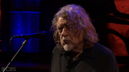 Robert Plant performing on 'The Late Show with Stephen Colbert' on April 8, 2026 (CBS)