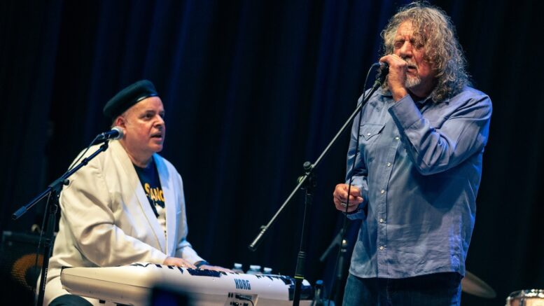 Mike Sanchez and Robert Plant