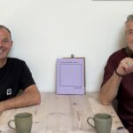 Photographer Tom Hicks and Robert Plant